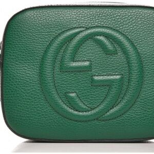 Gucci Soho Disco Emerald Green Leather Crossbody Bag